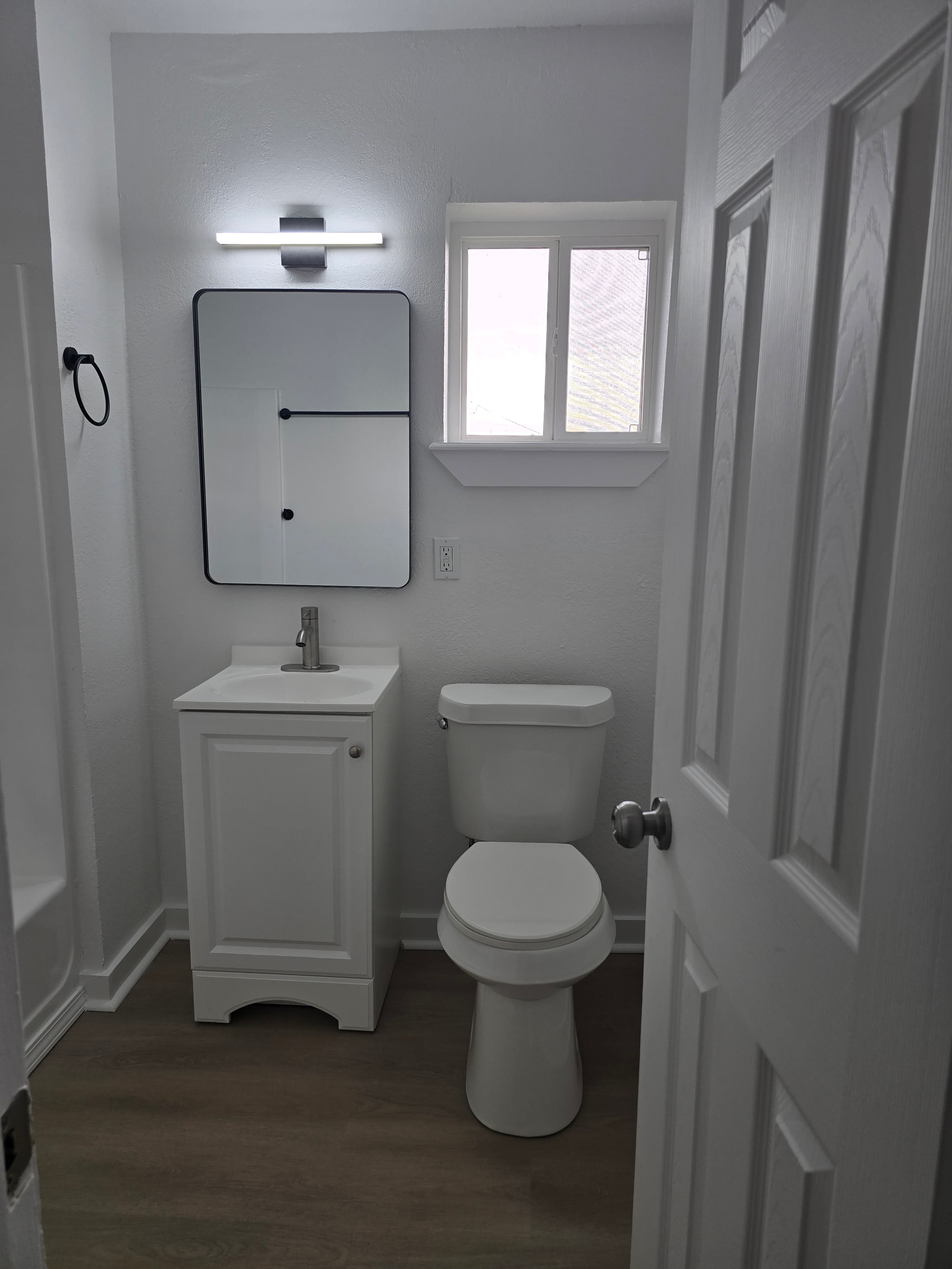 Renovated studio bathroom